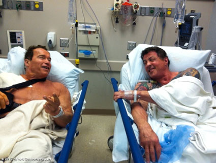 Arnold Schwarzenegger, Sylvestor Stallone Arnold Schwarzenegger, Sylvestor Stallone